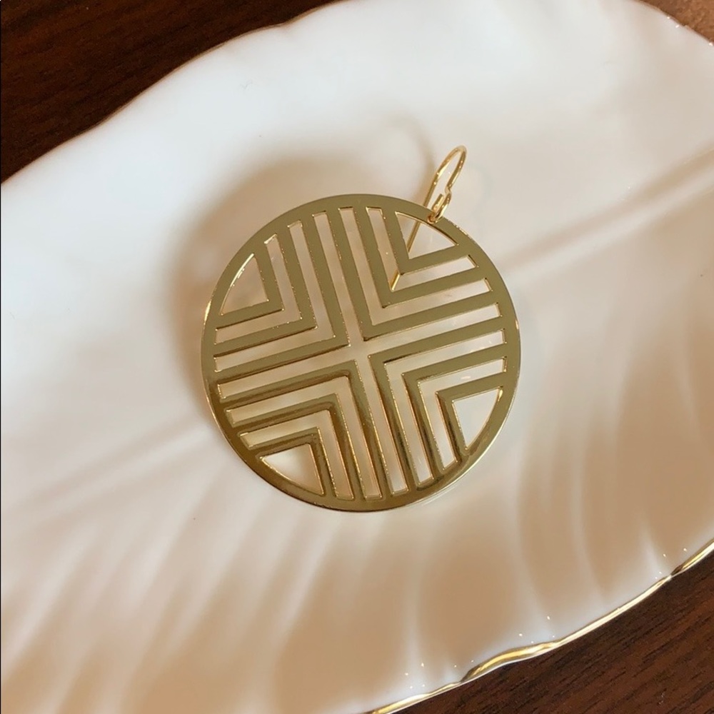 ☀️FINAL DAY!❄️Geometric circle earrings - Picture 4 of 4